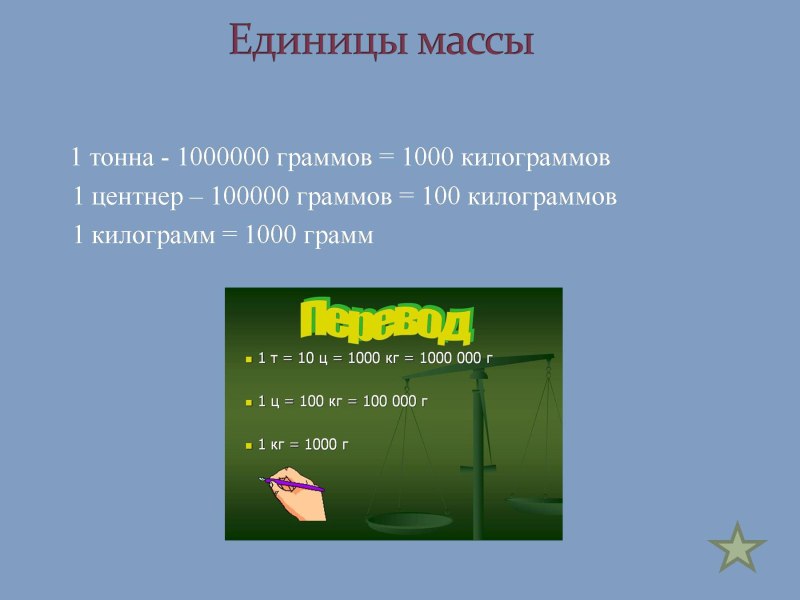 1 Тонна сколько грамм