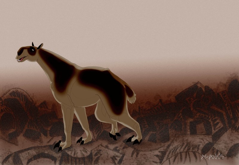 Доисторическое животное моропус