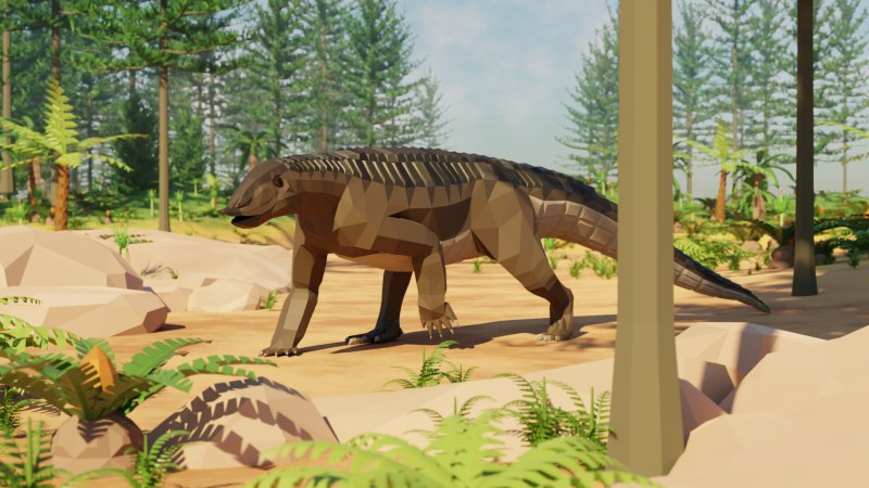 Triassic cuddle