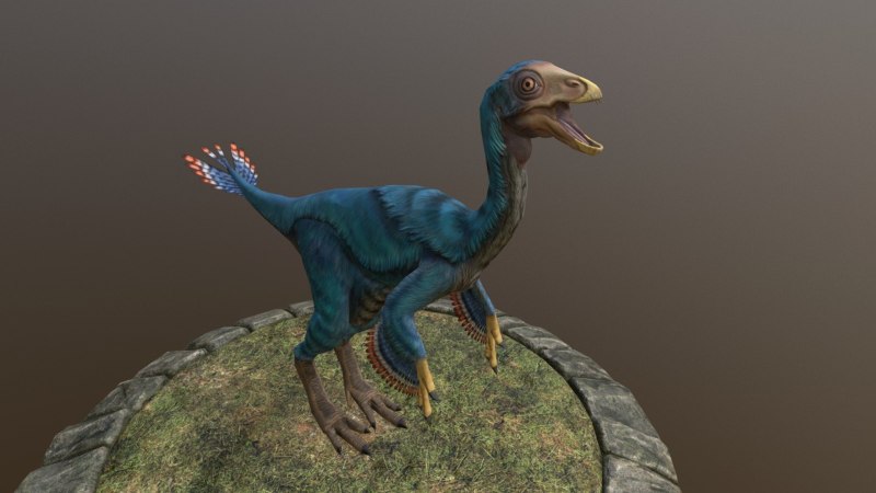 Динозавра Caudipteryx