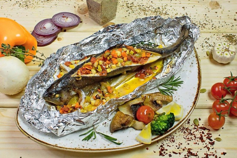 Форель Речная фаршированная