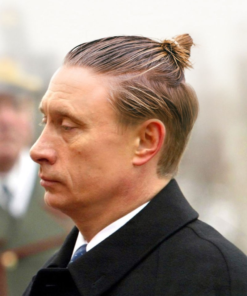 Man bun Путин