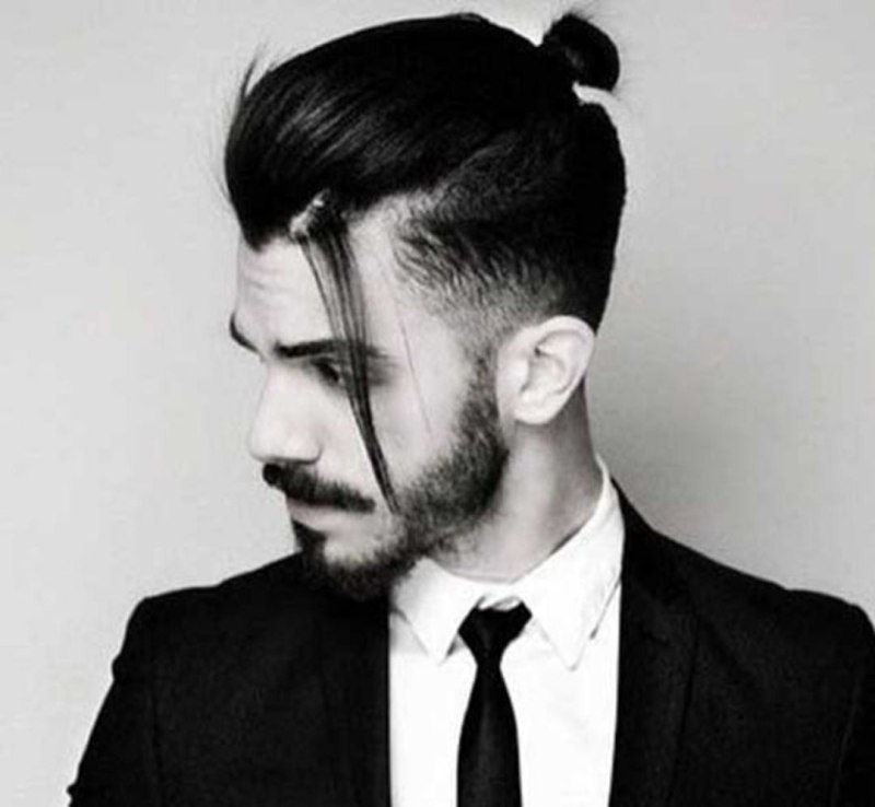Андеркат man bun