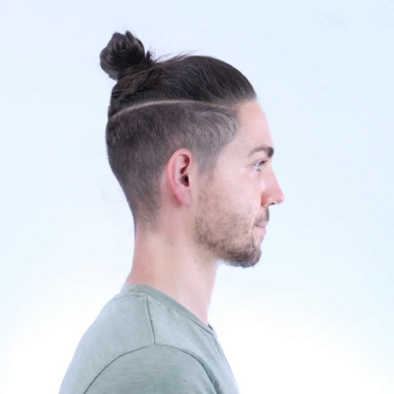 Андеркат man bun