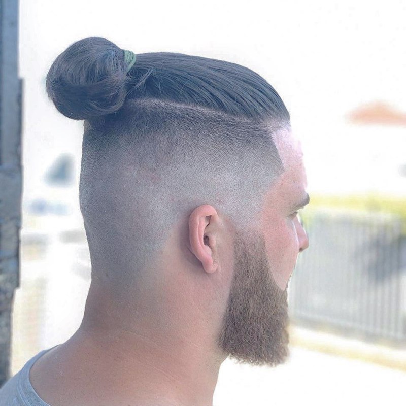 Андеркат man bun