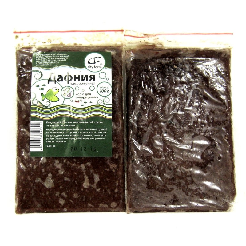 Корм дафния для рыб 100гр
