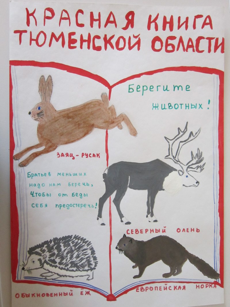Животные красной книши